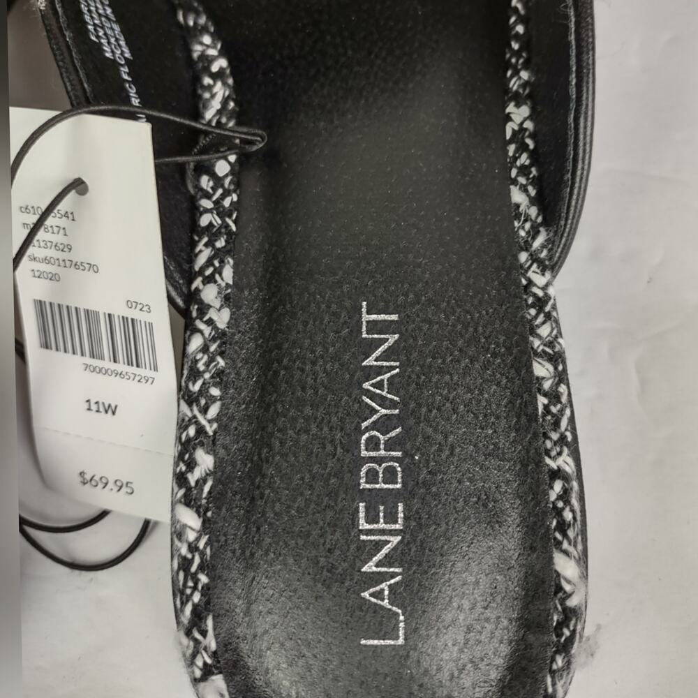 Lane Bryant Dream Cloud Boucle & Chain Slip-On Mule Size 11 W - Picture 6 of 12
